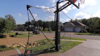 Goalrilla Basketball Yard Guard Net System [upl. by Anoblav150]