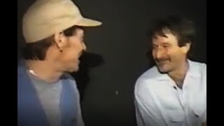 Robin Williams Meets Ernest P Worrell MUST SEE RARE  1989 [upl. by Chrysa133]