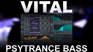 Vital Psytrance Bass Tutorial [upl. by Alurta]