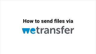 How to send files via Wetransfer on mobile [upl. by Auqemahs]