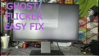 Dell U2414H computer monitor ghostflicker problem [upl. by Nywles]