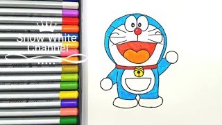 Cách vẽ Doraemon đơn giản  How to draw Doraemon  Doraemon [upl. by Dyanne]