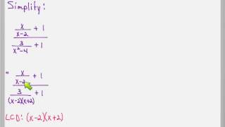 Simplifying complex rational expressions [upl. by Ayifa506]