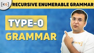 64 Type 0 Grammar  Recursive enumerable grammar  Phase structured Grammar  Unrestricted Grammar [upl. by Nwahsit]