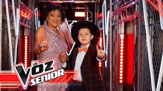 Haydee Barros y Josué cantan ‘Dos Gardenias’ en la semifinal  La Voz Senior Colombia [upl. by Haidedej]