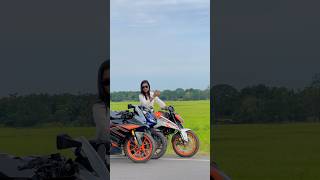 Ek Saat tino Bikes Ride Pe Jana Chahta Hai 🏍️ 😍❤️  Sabbir Hazari  shorts youtubeshorts ktm [upl. by Ynaffet]