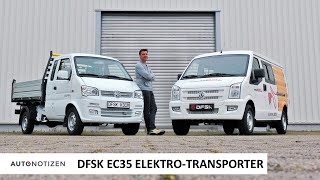 DFSK EC35 ElektroTransporter aus China im ersten Test  Review  Fahrbericht  2021 [upl. by Harol]