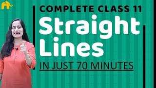 Straight Lines Class 11  Maths Chapter 10  in Hindi [upl. by Adiel993]