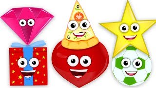 forme canzone  filastrocca per bambini  Shapes Song  canzone in italiano per i bambini [upl. by Wooster]