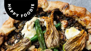 Corsican Pie With Zucchini Flowers  Yotam Ottolenghi [upl. by Eiromem]