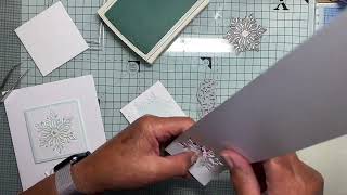 Easy Letterpress technique using dies [upl. by Nilorac155]