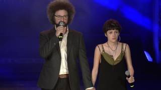 Simone Cristicchi e Chiara Dello Iacovo  Ti regalerò una rosa  Musicultura 2016 [upl. by Naeerb]