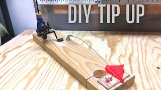 DIY iFishPro Style Tipup Build Quick Cheap and Easy Homemade Tip Up [upl. by Dreddy797]