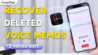 How to Recover Deleted Voice Memos on iPhone even Without Backup 3 Proven Ways [upl. by Nanreit488]