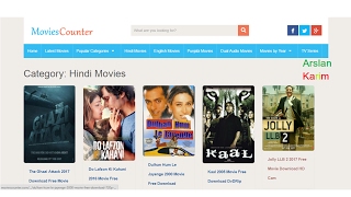 How to download bollywood Hollywood movies Movies Counter [upl. by Wilburt]