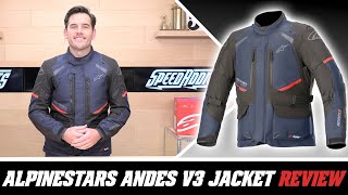 Alpinestars Andes V3 Drystar Jacket Review at SpeedAddictscom [upl. by Dumas]