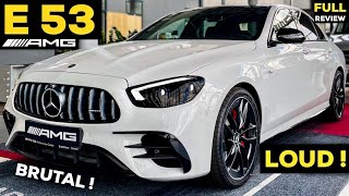 2022 MERCEDES E53 AMG Sedan BRUTAL Exhaust SOUND FULL InDepth Review Exterior Interior Infotainment [upl. by Nedac729]