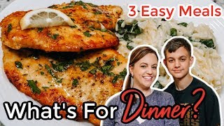 WHATS FOR DINNER  EASY DINNER IDEAS  SIMPLE MEALS  NO 42 [upl. by Nydia329]