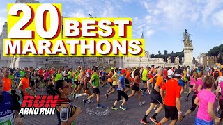 Best Marathons top 20 list [upl. by Kallista536]