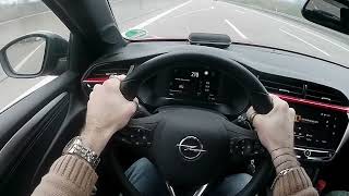 Opel Corsa B 14 60 HP 1994 Acceleration amp TOP Speed drive on German Autobahn [upl. by Ddej576]