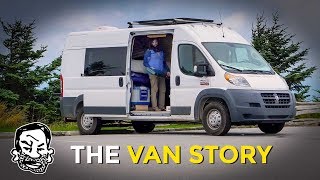 DIY Camper Van Build from Start to Finish  Tour and Recap [upl. by Gehlbach]