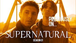 Previously On Supernatural Season 01 [upl. by Arimlede96]