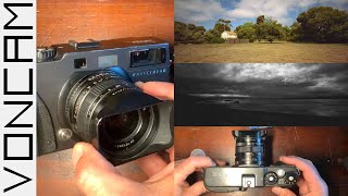 Hasselblad XPAN review and examples 30mm 45mm and 90mm  the mythical panoramic 35mm film camera [upl. by Acirederf]