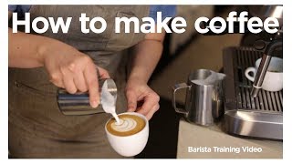 How to Make Coffee Australia  Barista Training Videos Australia [upl. by Albion859]