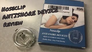 Neomen Snoring Solution Magnetic Anti Snore Clip Review [upl. by Ynos931]