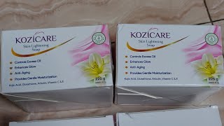 Kozicare skin whitening soap buy from amazon [upl. by Aisayn]