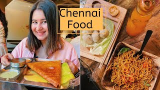 Chennai Food Part 1  Dosa Ghee Pongal Chicken 65 Lighthouse amp More [upl. by Zucker]