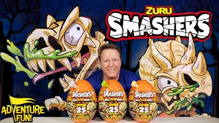 Zuru Smashers Series 3 Epic Dino Egg 25 Surprises TRex Dinosaur amp More AdventureFun Toy review [upl. by Rinaldo]