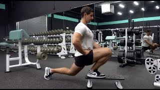 Split Squat  Front Foot Elevated  Low Pulley [upl. by Gschu]