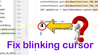 How to Get Rid of Black Blinking Cursor  Fix blinking cursor in Windows 10 and 7  Solution 2020 [upl. by Iarised]