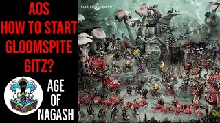 AGE OF SIGMAR  HOW TO START COLLECTING GLOOMSPITE GITZ [upl. by Obellia]