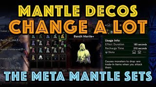 Mantle Decos change A LOT Best Mantles Math in MHW Iceborne [upl. by Harri]