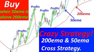 200ema and 50ema Cross Forex Strategy For Beginners [upl. by Yehudit]