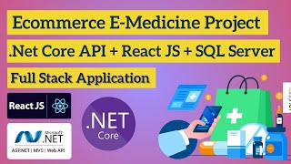 React JS Ecommerce Project Using ASPNET Core API And SQL Server [upl. by Octavla]