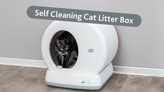 Self Cleaning Cat Litter Box  TRIXIE Heimtierbedarf [upl. by Normie]