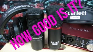 SCARLETT 2i2 STUDIO vs AUDIO TECHNICA To get the bundle or get an upgrade [upl. by Jueta]