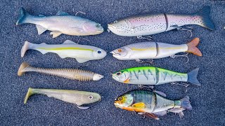 Buyers Guide Big Swimbaits Glide Baits and Swimbait Rods [upl. by Sac985]