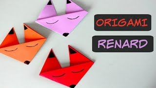 Renard en ORIGAMI  Facile et Rapide [upl. by Torp843]