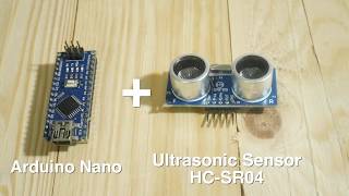 ARDUINO NANO  Ultrasonic sensor HCSR04 [upl. by Derina678]