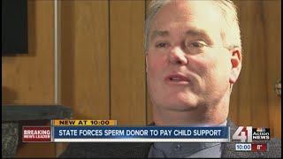 Kansas sperm donor fighting court ruling after being forced to pay child support [upl. by Lletnwahs812]