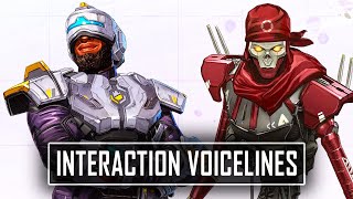 NEW NEWCASTLE Interaction Voice Lines  Apex Legends Season 13 [upl. by Irrol]