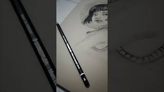 ✨Drawing with black staedtler pencils art drawing staedtlermarslumographpencils [upl. by Orestes]