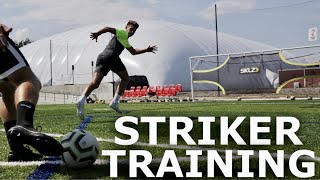 Striker Training Session  Movement amp Finishing Training For Center Forwards [upl. by Novart]