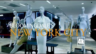 🇺🇸4KNew York City  Walking Tour Bloomingdales Department Store Midtown Manhattan NYC 🇺🇸🗽 [upl. by Banky]