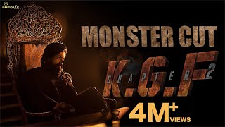 Monster Cut KGF Chapter 2  Yash  Prashanth Neel  Vijay Kiragandur  Sanjay Dutt  Hombale Films [upl. by Minica289]