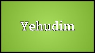 Yehudim Meaning [upl. by Alisen887]